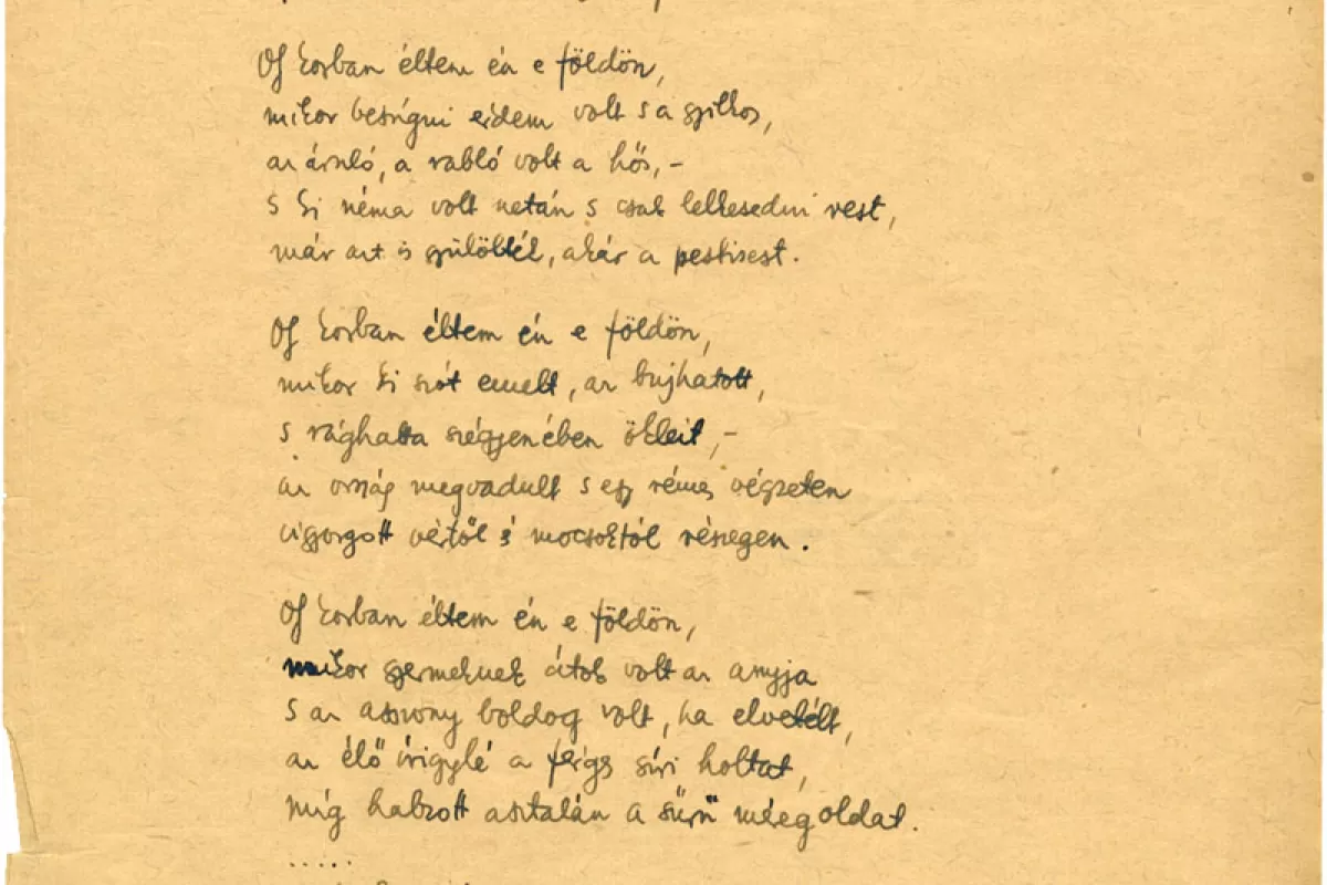 Fragment - Radnoti - May 19, 1944