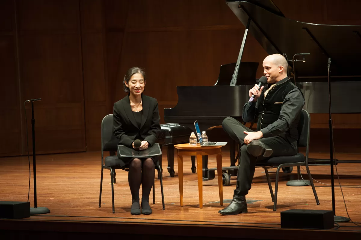 Pre-concert interview with composer Keiko Fujiie and KING FM host Sean MacLean