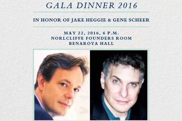 Gala Dinner in Honor of Jake Heggie and Gene Scheer